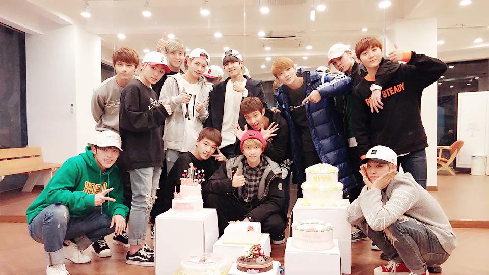 7TEENID's tweet photo. TRANSLATION 🙌 @pledis_17 - once again,#HAPPYTHE8DAY !! https://t.co/lUB2gBs8aD