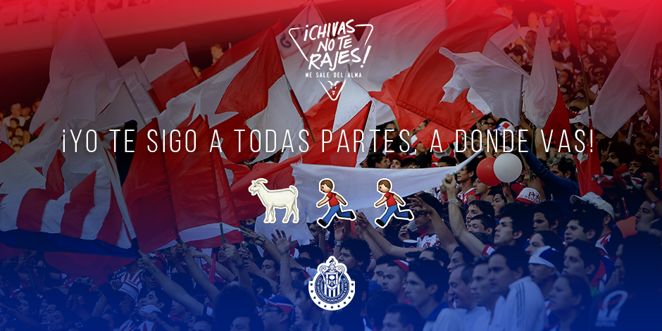 Chivas's tweet photo. ¡Cada día te ❤️ más! #NoTeRajes https://t.co/orTm7rx0wK