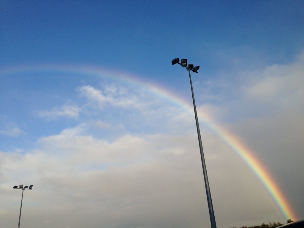 leedskerala's tweet photo. After the #fire yesterday it's now #rainbow in #leeds #Yorkshire https://t.co/ZIRoo2dT4z