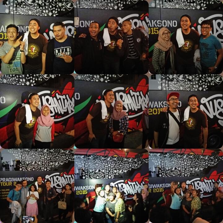 LoopStation_YK's tweet photo. Sesi foto bareng fans... baik loe @pandji  orangnya... @LoopStation_YK #loopcorner3 #befunncolorful https://t.co/jhZ4x0Tpa1