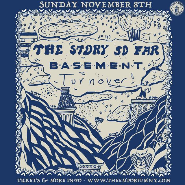 milestogoli's tweet photo. TOMORROW-The Story So Far, Basement, Turnover @ The Emporium. Get tix now while u still can: https://t.co/zFFbibOBYv https://t.co/H2xNSlB3EK