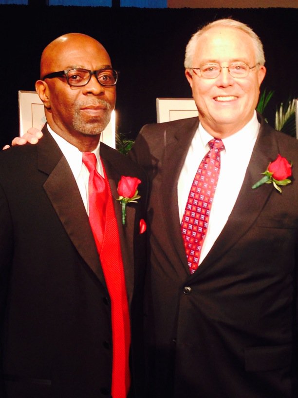 Quite an honor to get inducted into the IU Athletics Hall of Fame with  my teammate Bobby Wilkerson #blessed