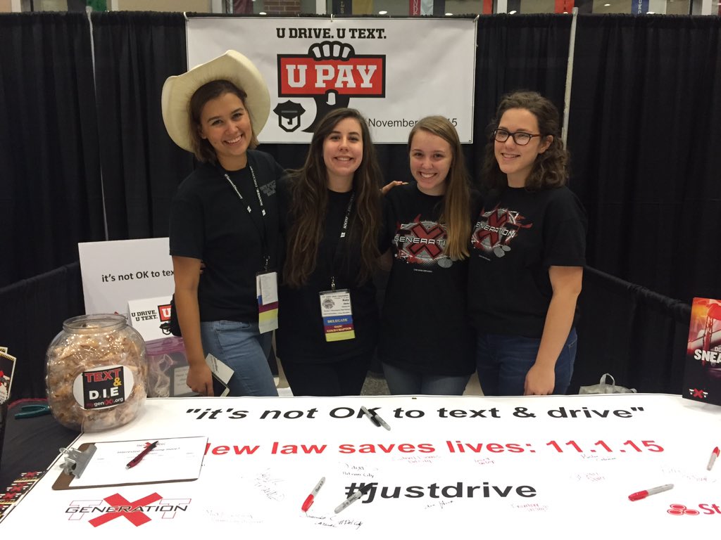 Tulsa_gentXt's tweet photo. Kicking-off at STUCO @ Yukon HS! #OASCSTATE2015 #justdrive #nickspromise #statefarm https://t.co/2kp27nIzGI