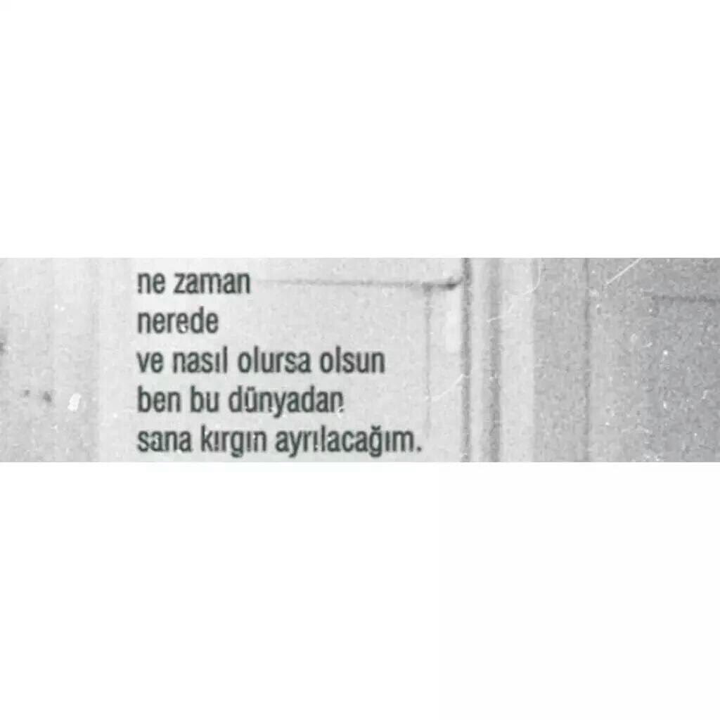 sarapkokarim's tweet photo. Ne zaman,
Nerede
Ve nasıl olursa olsun,
Ben bu dünyadan.
Sana kırgın ayrılacağım. https://t.co/kndAYfrcXH