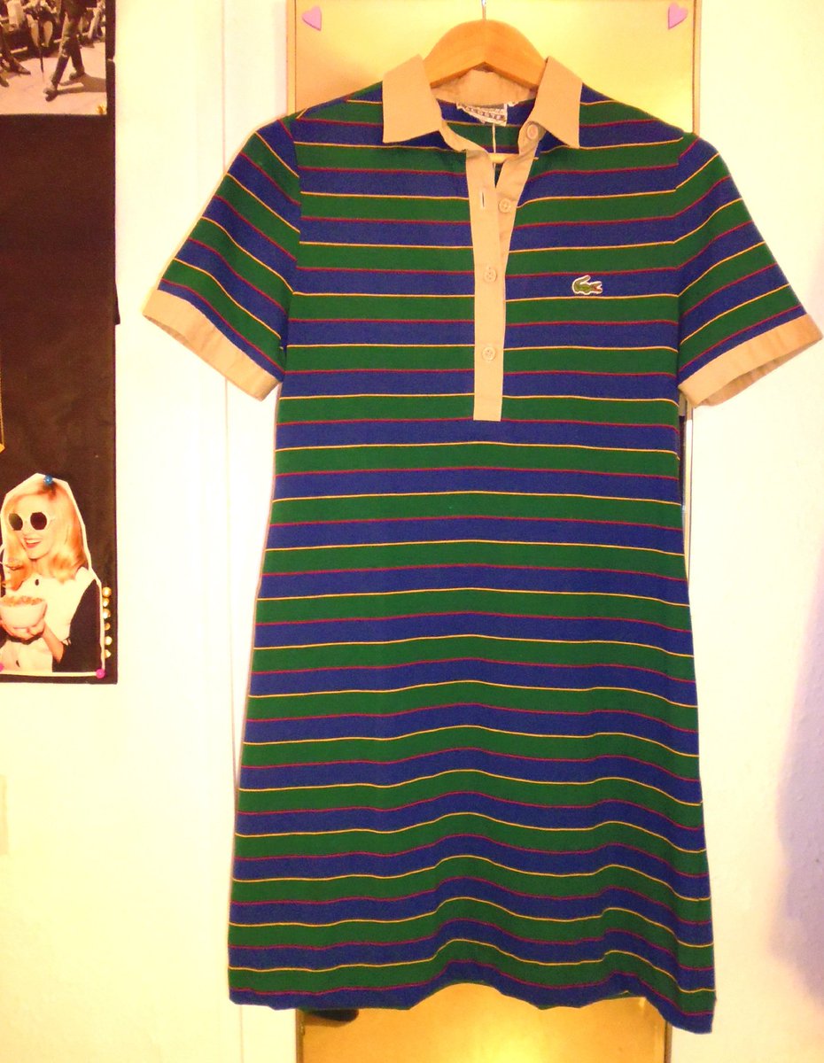 vintage lacoste tennis dress