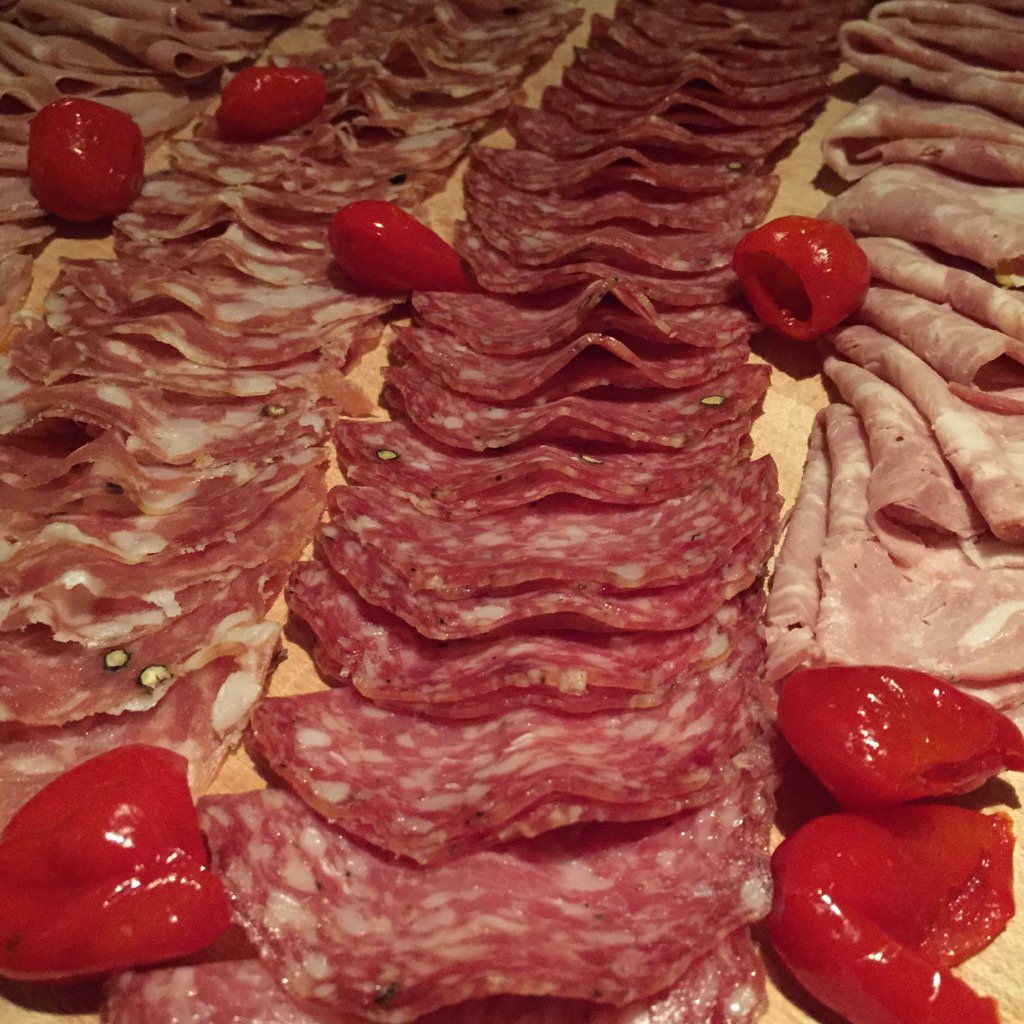 BorgataAC's tweet photo. Day 2 of #SavorBorgata! We're inside #Fornelletto about to learn how to make pasta from scratch. But first...snacks! https://t.co/7nGWHi1ZvB