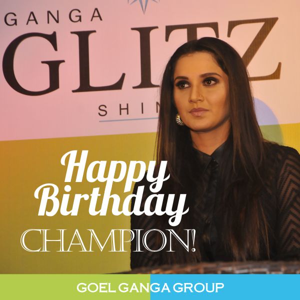 Not long ago, she was at at inspiring us with her wisdom! Happy Birthday Sania Mirza! 