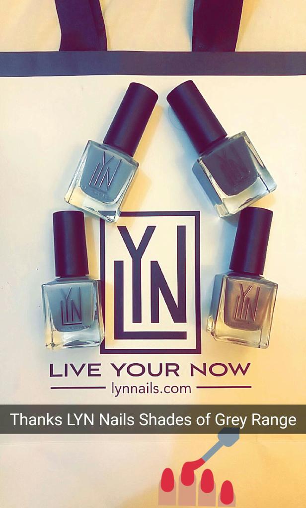 StephanieT2525's tweet photo. Thanks @lynnails for the 'Shades of Grey' Polishes..love them #lynnails #bblogers #beauty #Snapchat : feistyfox25 https://t.co/uRlvoRXgDz