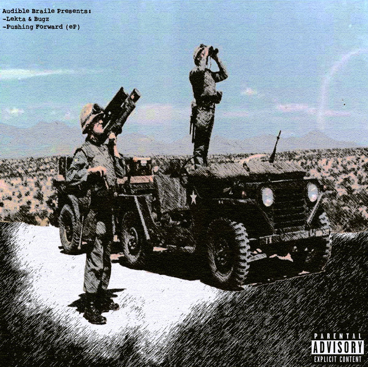 iamSANhedrin's tweet photo. 13th November 2015 sees @AudibleBraile release #PushingForward, an eP by @lektaadr,  here is the official #coverart https://t.co/cY4L6XGtWm