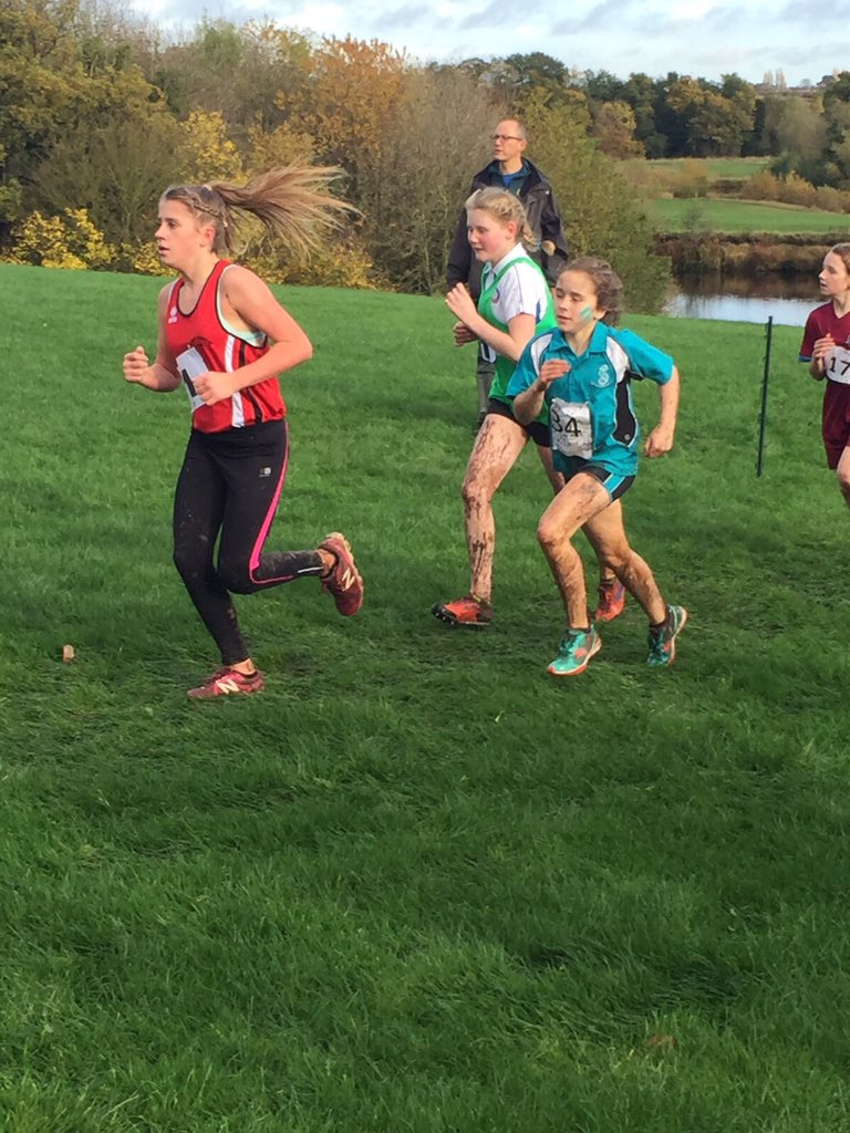 NHSGsport's tweet photo. The juniors at Regional Cross Country #lovingthemud https://t.co/hoM3Qn0Mci