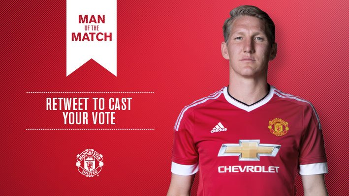 Retweet to vote for <a href="/BSchweinsteiger/">Bastian Schweinsteiger</a> as #mufc's Man of the Match v West Brom.