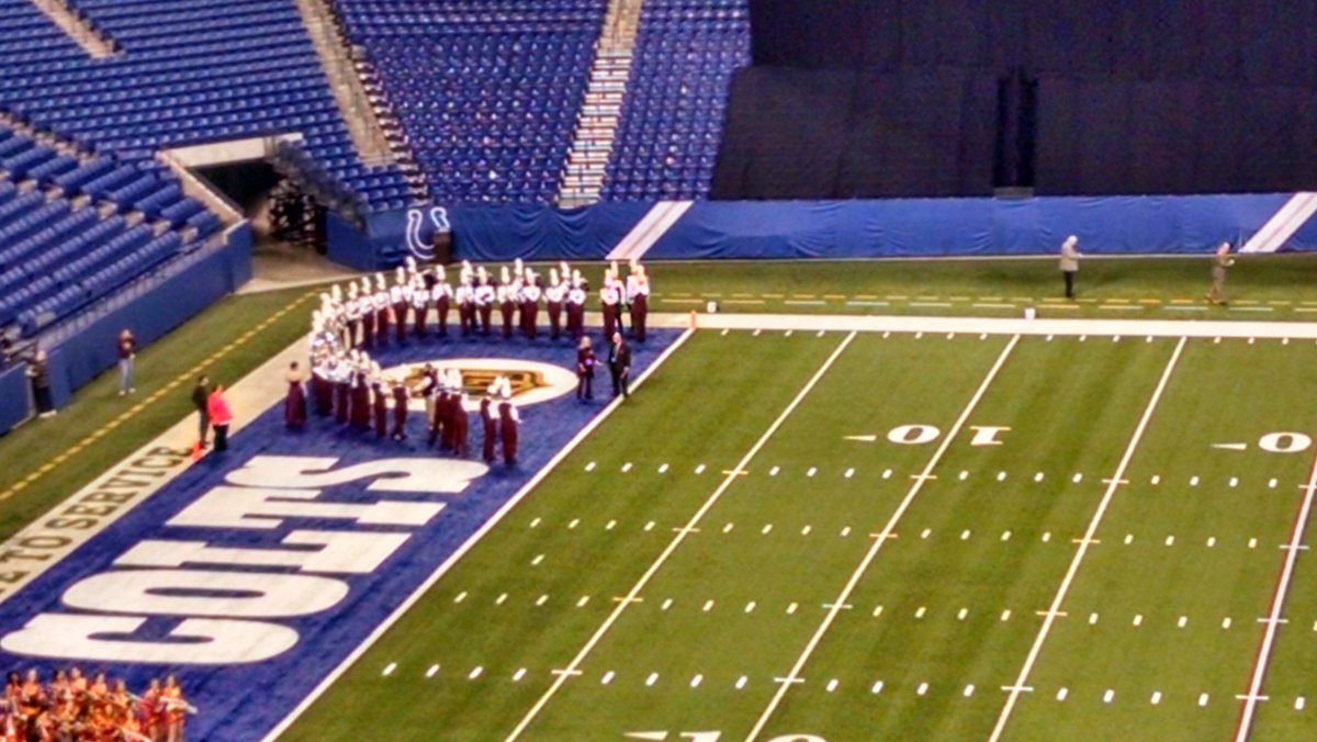 sjkprincipal's tweet photo. CLHS band ready to take the field for ISSMA state band competition. Go Cadets! https://t.co/hdZ89cnQe8
