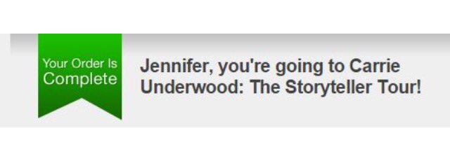 JennParrino's tweet photo. @carrieunderwood Can't wait to see you in Toronto!!!! https://t.co/f0xACpp317