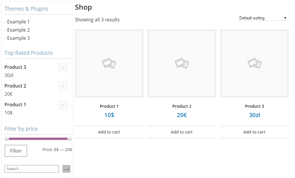 WooPlugins's tweet photo. Define price product different rates administration panel and show the different currencies products your shop page https://t.co/2U3u8CsBlj