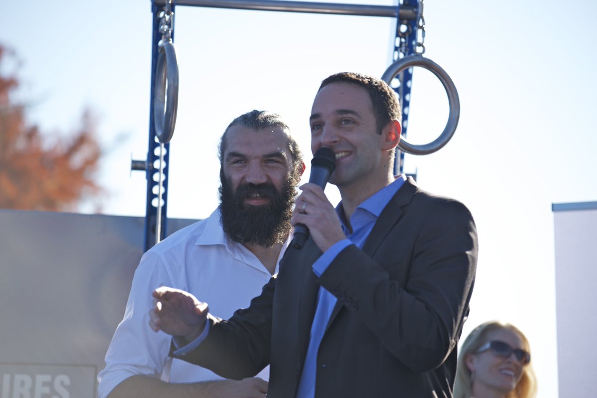 PNFFrance's tweet photo. Inauguration Ville de #PierreBenite @sebchabal &amp; @JeromeMoroge https://t.co/FYVYSDbrUI