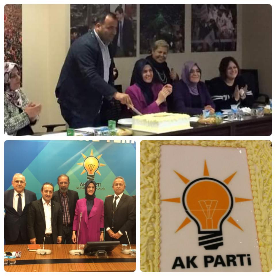 Kutlama Pastamız💡💡 İl Sosyal Politikalar Başkanımız ve İl EKM Bskn Kesmesiyle.. Hız kesmeden calısmalara dvm dedik..