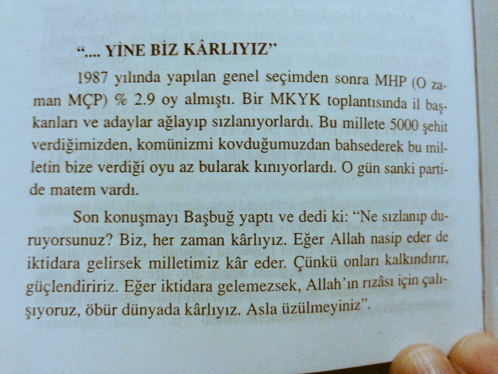 #BaşbuğDiyorki "Allah'ın rızâsı için çalışıyoruz... Asla üzülmeyiniz."