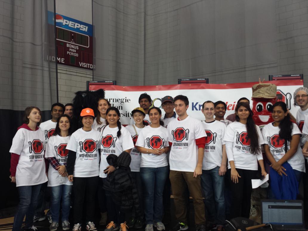 cmugsa's tweet photo. Shout out to the grad students who came out for the @Stop_Hunger_Now event and helped #CMUStopsHunger https://t.co/QarVxtWd2N