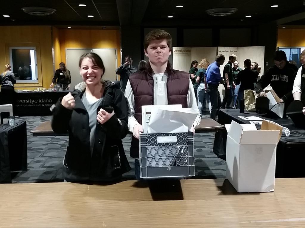 We came we saw we tabled. #EnvisionIdaho