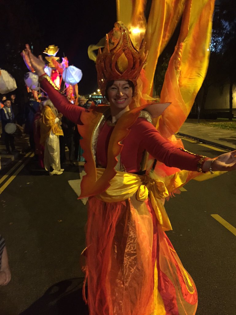 STOKECL's tweet photo. Our very own Cathy (drama teacher) is dressed and ready for action #rungarung https://t.co/cUrzAh4M0h
