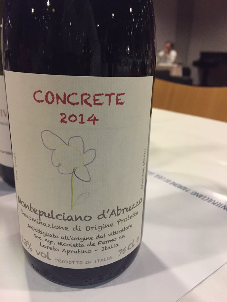 lareservespa's tweet photo. da Loreto Aprutino in anteprima a @lareservespa e imbottigliato da due settimane il Concrete di #DeFermo. https://t.co/uuvoGMBm2h