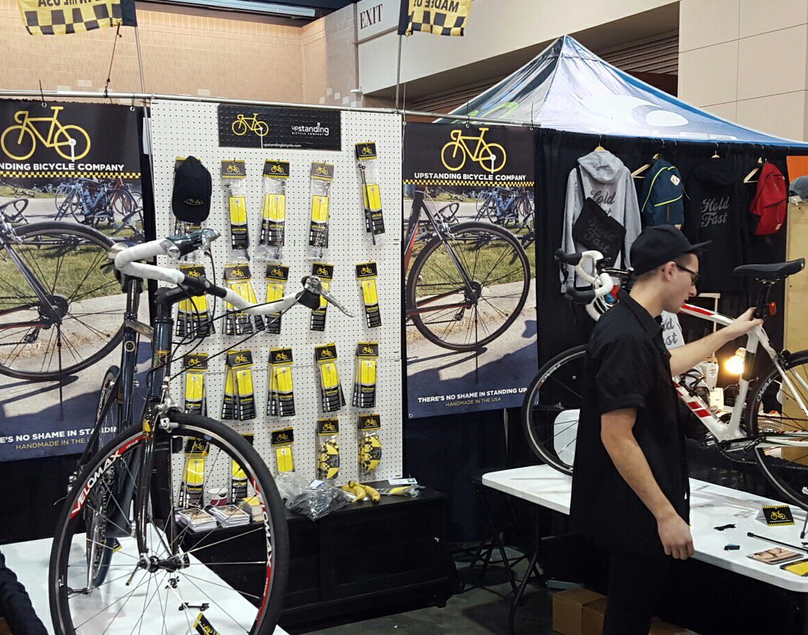 upstandingbike's tweet photo. Rockin’ it in the city of brotherly love at the @PhillyBikeExpo! Stop on by!! https://t.co/8UrrITVpYD