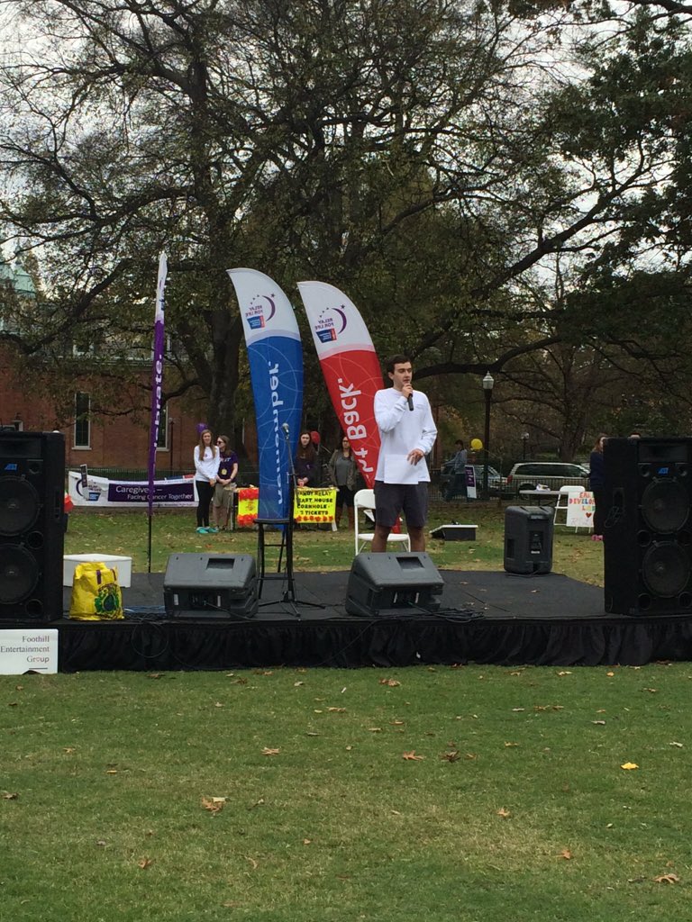Vandy_Relay's tweet photo. "Relay For Life is about being a campus that takes up the cause" @zgent18 #VandyRelay https://t.co/o0NdVpeVLn