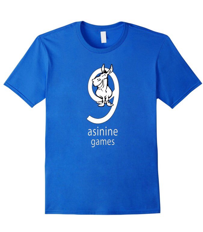 We're out of Asinine Games shirts but don't fret, you can now get them on Amazon! 10 colors! amazon.com/gp/aw/d/B017OU…
