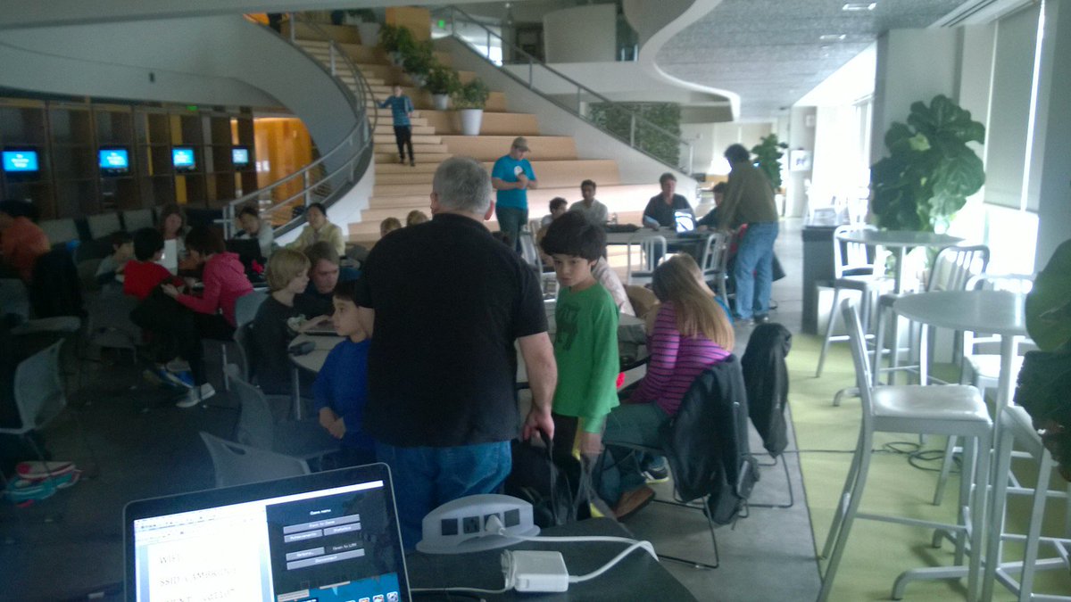 Thanks to @MSNewEngland for hosting our CoderDojo today where we learned basic JavaScript @msftcitizenship