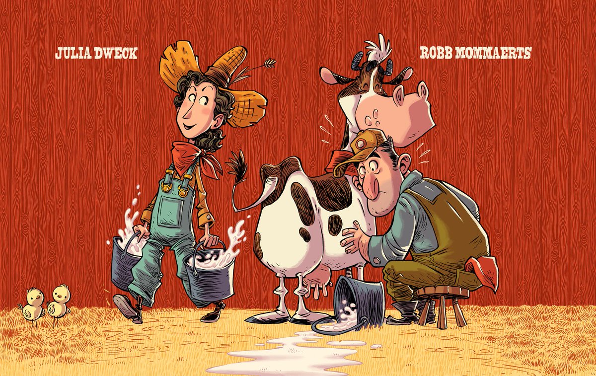 I love this new bio pg for COWS JUST MOO. Robb Mommaerts is amazingly talented!