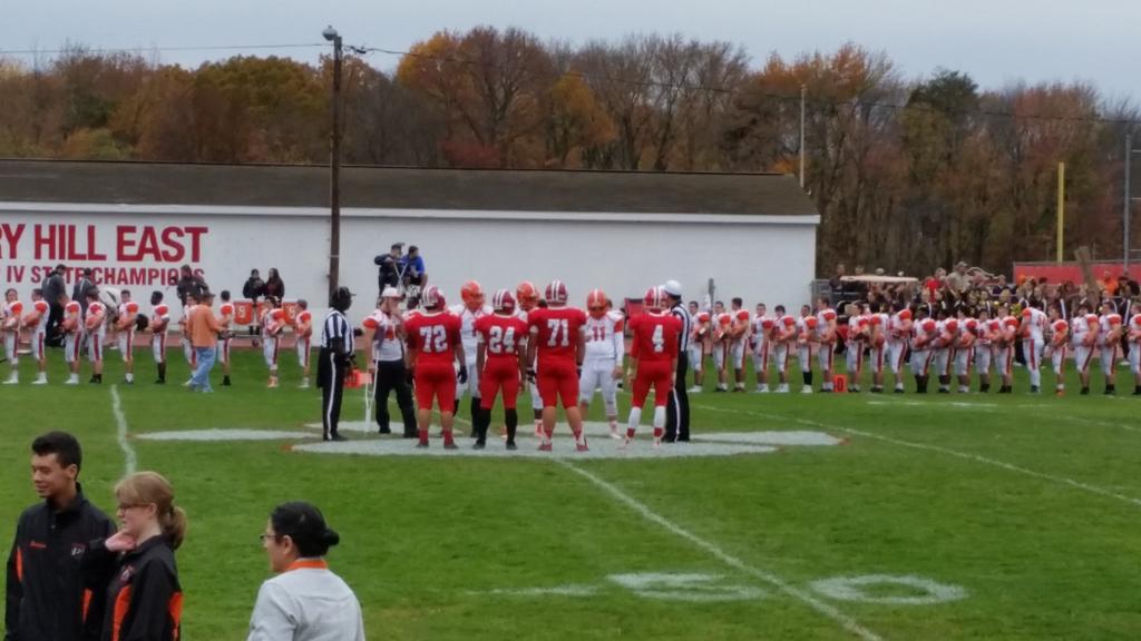 CHEastAthletics's tweet photo. Coin toss for East vs. Cherokee https://t.co/oGgW3V4FTJ