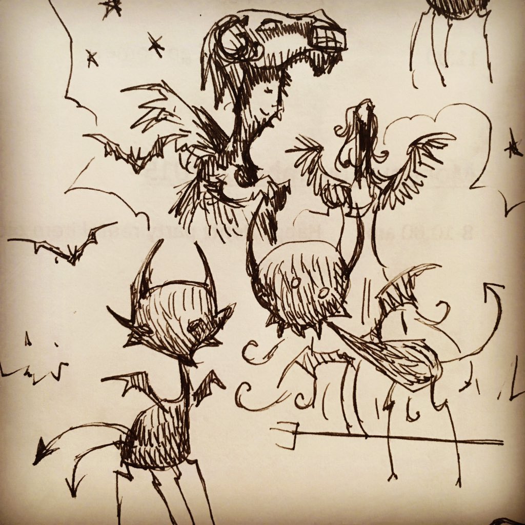 baphometcounty's tweet photo. Lucifer, Sin, and a couple of nameless jerk demons. https://t.co/Q777l3MFD7