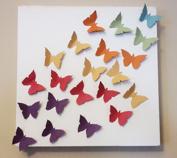 "3D Rainbow Butterfly" available now. View it &amp; buy it at: ArtPal.com/laurart?i=4165…