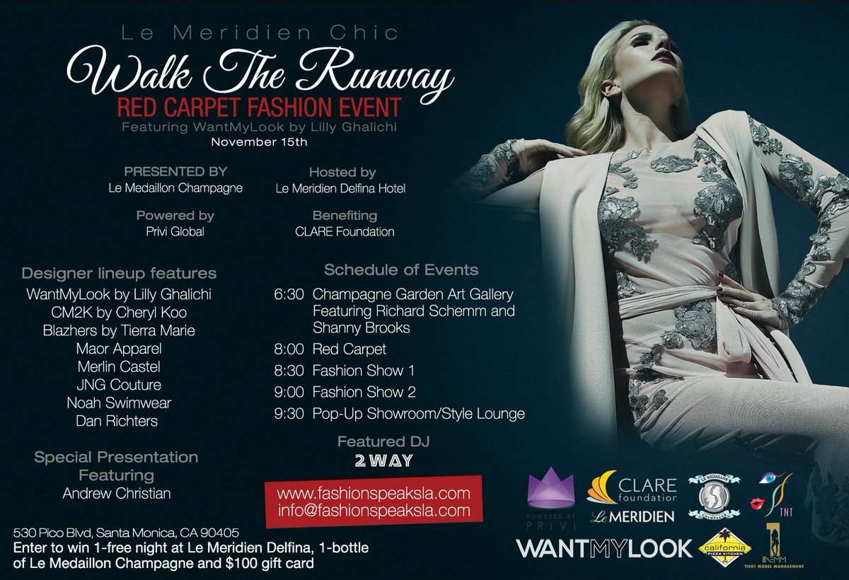 LMDEFASHION's tweet photo. Join us November 15 2015 for a fashion filled runway production with pop up shops and goodies https://t.co/DQ9fpe8BXC