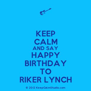   happy bday Riker lynch hope u have an awesome bday 