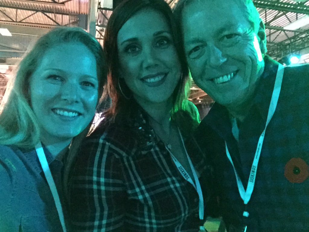 RachelGOnAir's tweet photo. Look! We met someone famous!! @toverholtCTV! At LHSF Country Classic Auction. #CCA2015 #ccaselfie #1in5 @BX93Dave https://t.co/dHti7PNH95