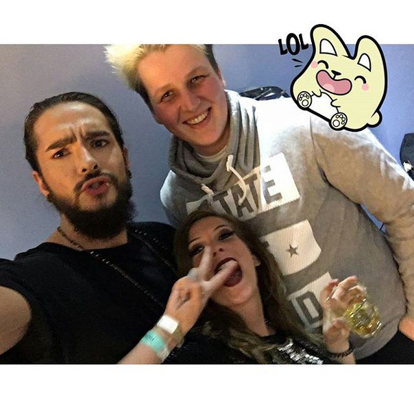 THCanada's tweet image. Tokio Hotel with fans in Kiev, Ukraine. [11/06/15]