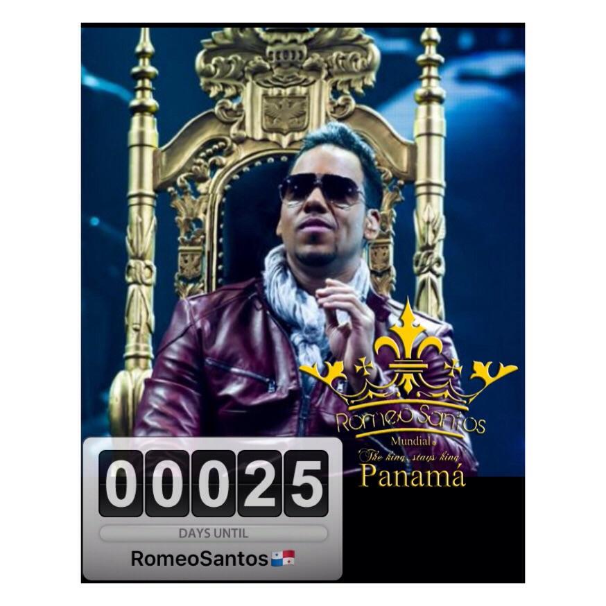 RomeoSantosPty's tweet photo. #25dias #RomeoPty 2 de Dic Plaza Figali no te quedes sin asistir a este gran concierto @Panatickets @magicdreamsinc https://t.co/fUPFDbq8xh