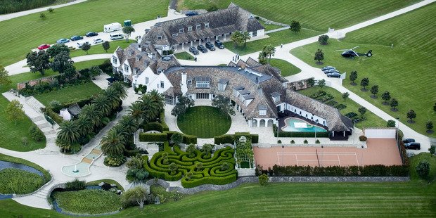 Foto: casa/residencia de Kim Dotcom en Queenstown, New Zealand