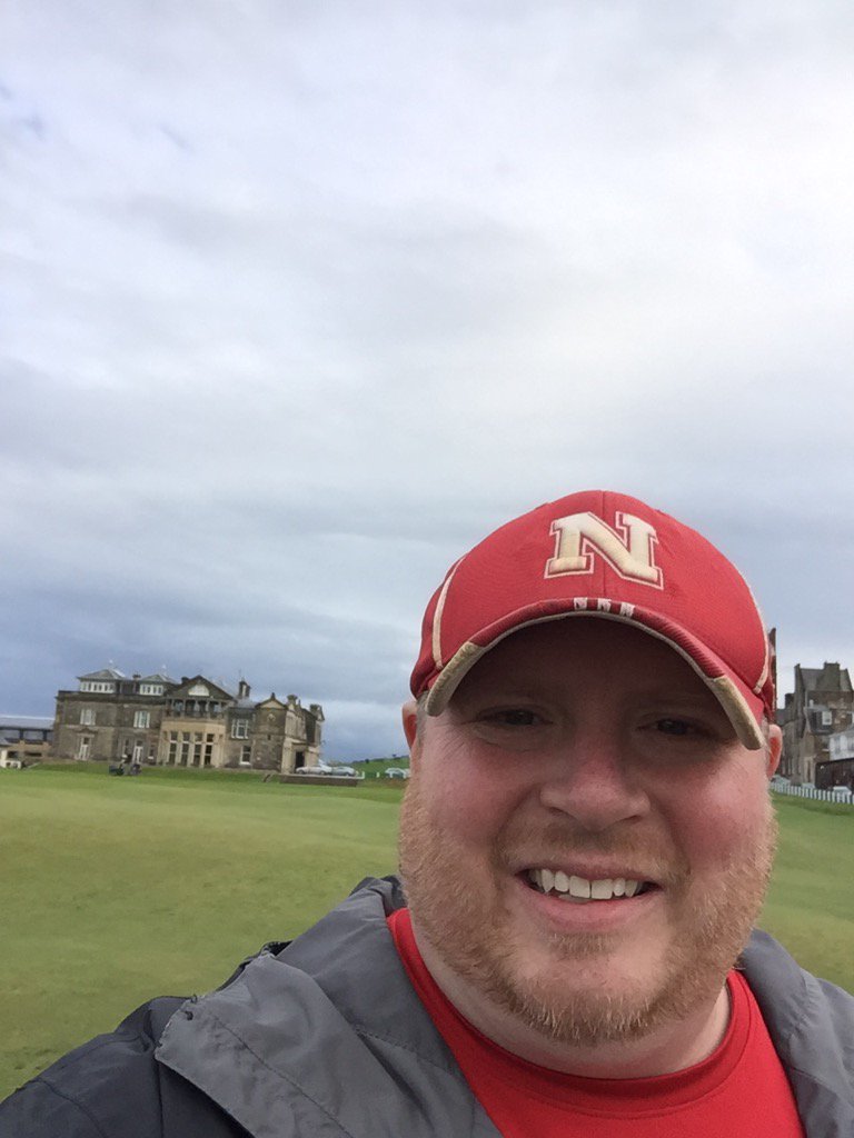 huskerben01's tweet photo. RepresentN from St. Andrews #Huskers #GBR #RepresentN https://t.co/F4nCPxHXCK