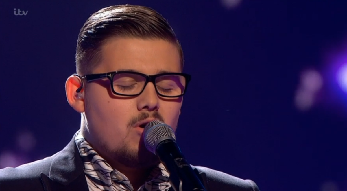 ITV's tweet photo. We've got CHILLS @CheChesterman #XFactor https://t.co/VG5KyxplOu