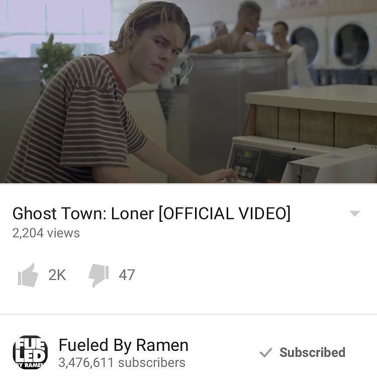 GhostTown's tweet photo. Have you seen the music video for 'Loner'? • Link in bio • https://t.co/IVezWzZHTv