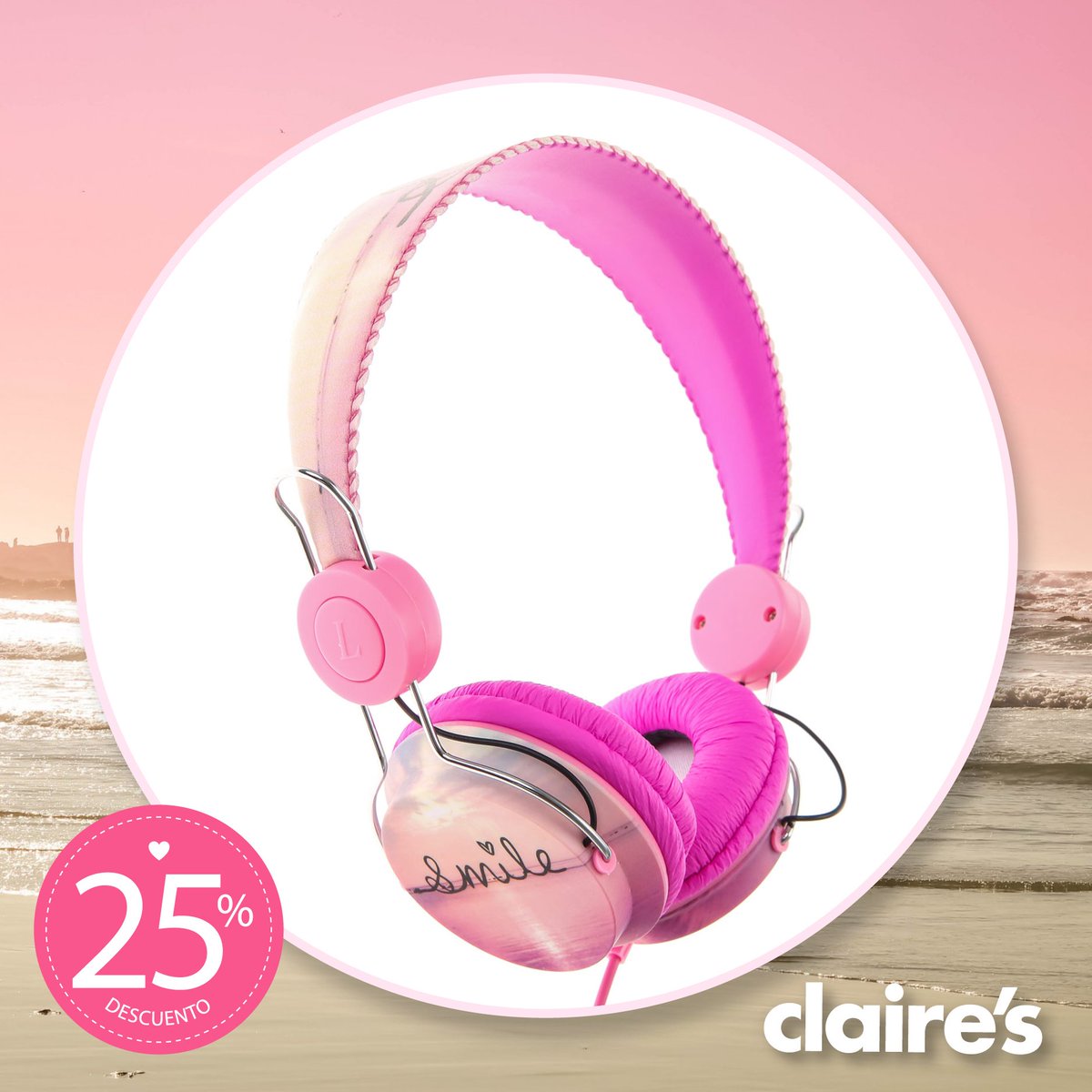 ¡La música es parte de tu vida! La línea de audífonos #Claires con 25% DE DESCUENTO https://t.co/BHtrLmS5Ou