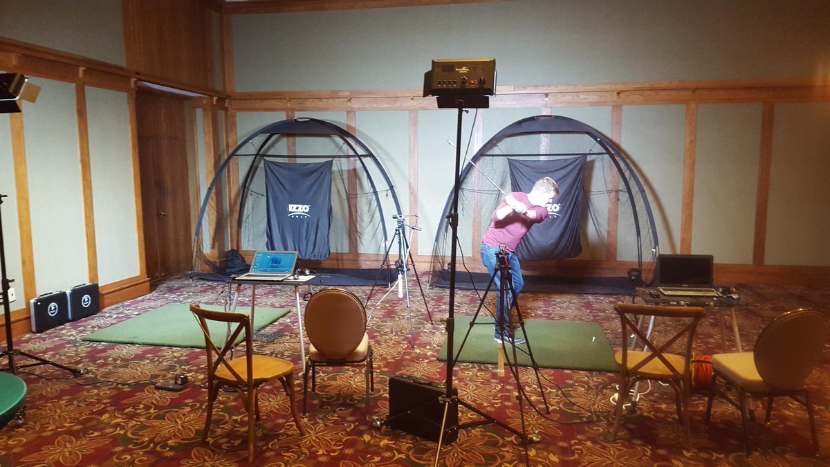 Set up and ready to go <a href="/OmniGrovePark/">Omni Grove Park Inn</a> in Asheville. Thx <a href="/JCVideoSystems/">JC Video Systems</a> for the  new systems. #growthegame