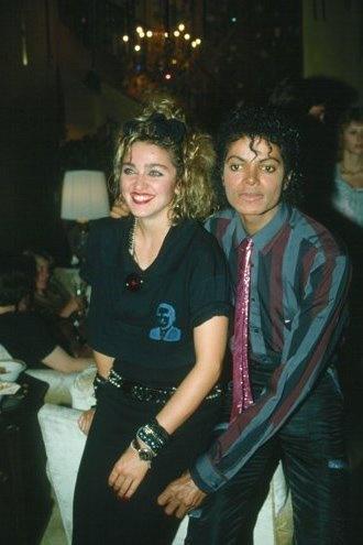 HistoryInPics's tweet photo. Michael Jackson &amp; Madonna. https://t.co/BJBtbg86vJ