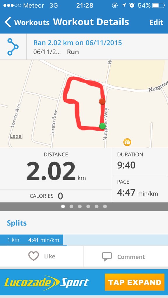 WhaatKatieDid's tweet photo. Lil 2km on my break in @lifestylesports Nutgrove yesterday 💪🏻 #TeamNutgrove #TeamLee #RunInTheDark #LSSrunclub https://t.co/zCn3xR3kwI