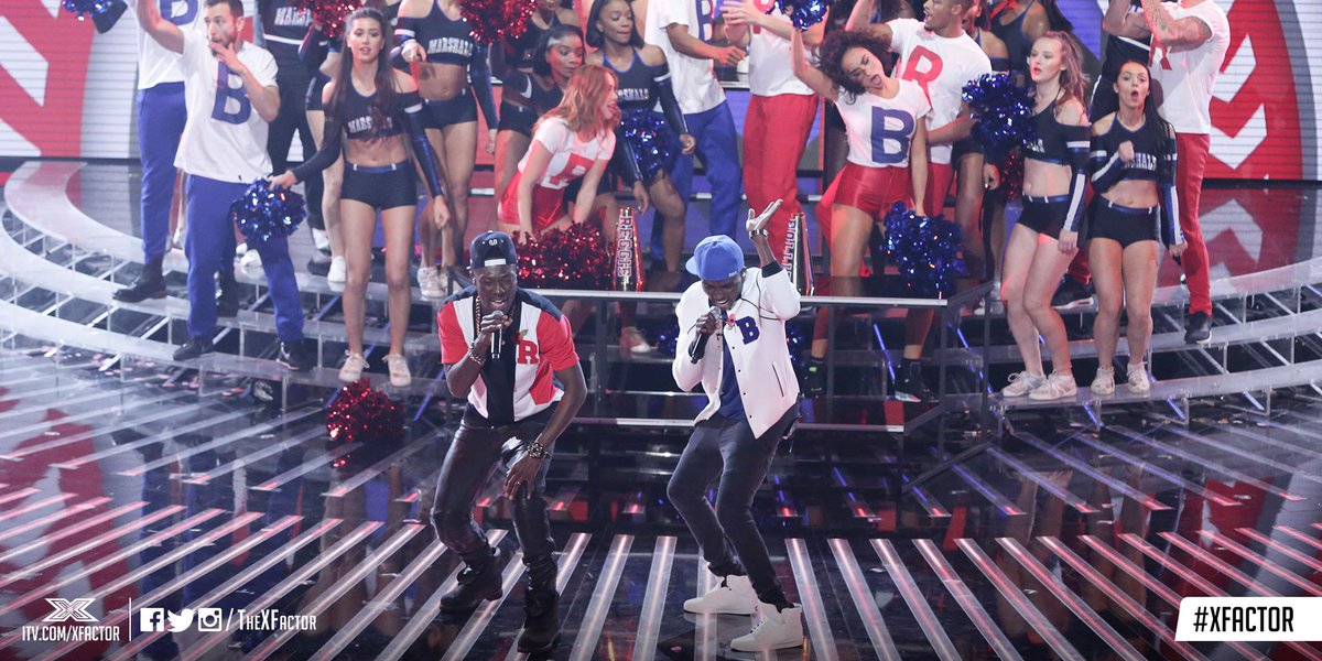 TheXFactor's tweet photo. Ah @ReggieNBollie - YOU light up our worlds like nobody else... ⭐️ #XFactor https://t.co/rVLwsJV3q4
