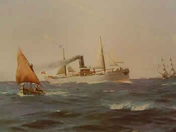 Off_Valpo's tweet photo. 07.NOV.1914 vapores #Chiloé y #Valdivia zarpan de #Valparaíso buscando náufragos cruceros #Good_Hope y #Monmouth UK https://t.co/Ez1pNPJWvZ