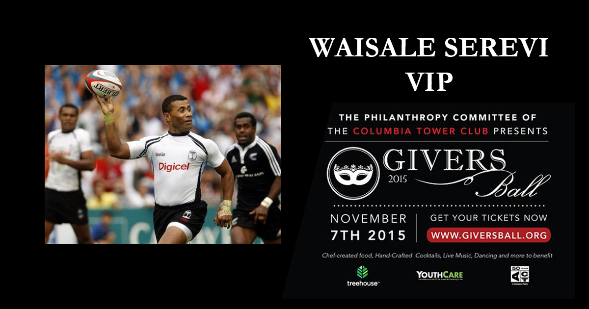 GiversBall's tweet photo. Our last, but definitely not least, VIP announcement! @Waisale_Serevi! So excited for this event! #GiversBall https://t.co/oFZVG2HEHS