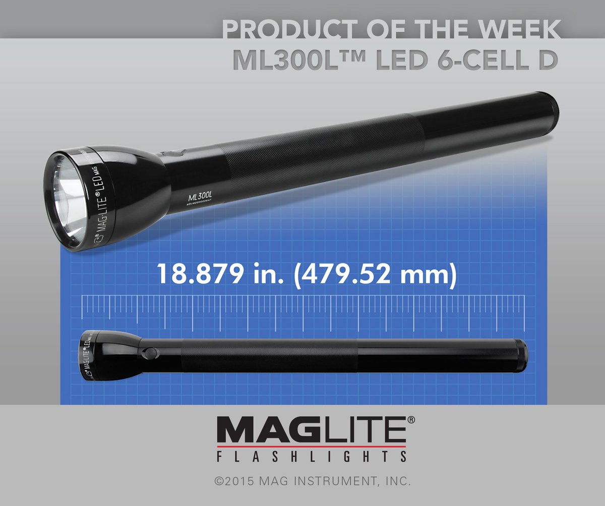 MAGLITE on Twitter: "You asked – we Introducing the New 6-Cell D LED Flashlight, ML300L™ https://t.co/DukBLQ4NC0 https://t.co/PLayb4Wv3G" /